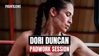 Dori Duncan Muay thai Padwork at Kiatsongrit I Fightlore Official