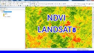 Calculate  NDVI Landsat 8 | Calculer NDVI Landsat 8