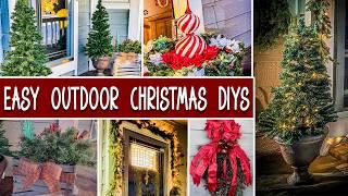 GENIUS Outdoor Christmas DIYS That Everyone Will Be Making For 2024!