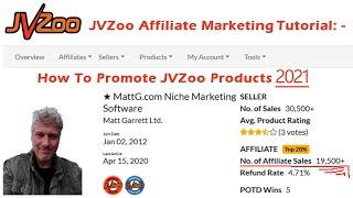 JVZoo Affiliate Marketing Tutorial: How To Promote JVZoo Products 2021