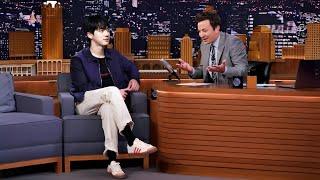 As Expected, Jimmy Fallon Challenged Bts Jin To Do This On Tonight Show, Here Bts Jin Response