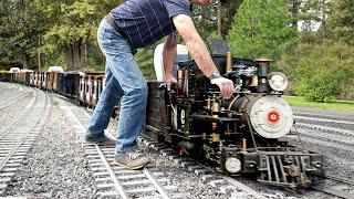 Riding Longest Model Train in the US