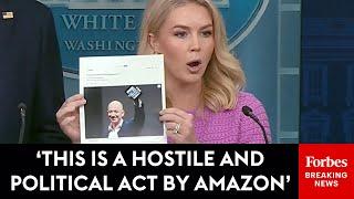 JUST IN: Karoline Leavitt Slams Amazon For Putting Tariff Cost On Item Pages