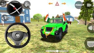 Dollar (Song) Modified Mahindra Green Thar || Indian Cars Simulator 3D || Android Gameplay Part 3