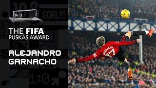 Alejandro Garnacho | Everton v Manchester United | FIFA Puskas Award 2024 WINNER!