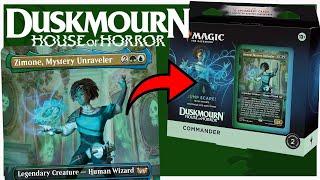 JUMP SCARE! Duskmourn Commander Deck Precon 10-Card Upgrade Guide (Zimone, Mystery Unraveler) #edh