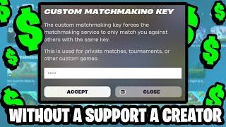 How to Create a Custom Match WITHOUT a Support A Creator Code!