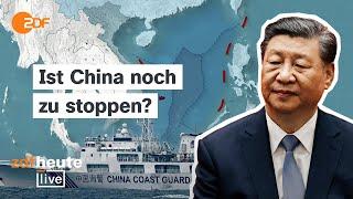 Konflikt um Chinesisches Meer: Wie Deutschland beteiligt ist und was droht | ZDFheute live