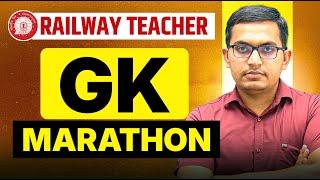RAILWAY TEACHER EXAM DATE   I GK MARATHON  I MANISH SIR