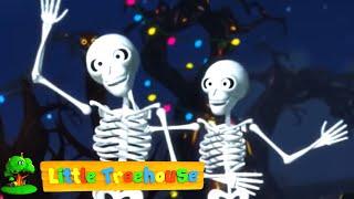 Fünf gruselige Skelette | Halloween Kinderreime | Little Treehouse Deutschland | Kinderlieder