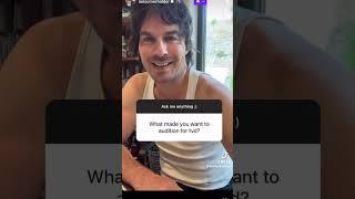 Ian is hilarious #iansomerhalder #shorts