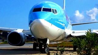 Boeing 737-800 Morning Takeoff JETBLAST - Skiathos Airport /TUIfly - Skiathos Planespotting!