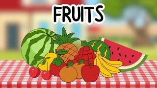 || Preschool Fruits Names for Children in English || Fruits Recognition ||