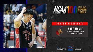 Player Highlights - Kobe Monje vs Arellano | NCAA Season 100