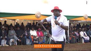 Excellency Arap Kemei brought laughter to the stage with his performance.