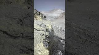 The summit crater of Mount Damavand Iran, the highest volcano in Asia at 5610m