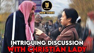 Insightful Conversation With A Christian Woman | Sh. Ibn Hazm | Speakers Corner