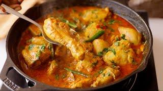 Make Chicken curry in minutes with this easy recipe! Melt in your mouth chicken!