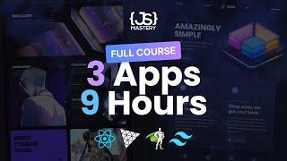 Build and Deploy 3 Animated Websites with GSAP & Three.js to Land a Job | Full 10 Hour Course