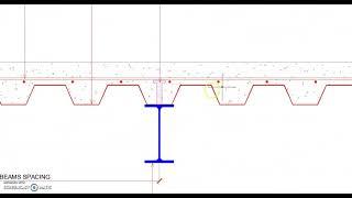 Steel Decking Concrete Floor Supported on Reinforced Concrete Beam