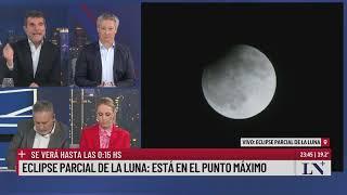 Eclipse parcial de la luna: se vera hasta las 0:15hs