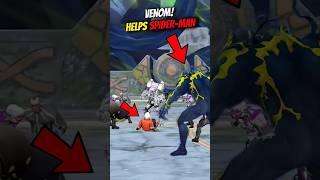 Venom Help Spiderman from Enemies  #spiderfighter3 #venom #shorts #spiderman #trendingshorts