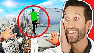 ER Doctor REACTS to INSANE Rooftop Parkour Escape Fails