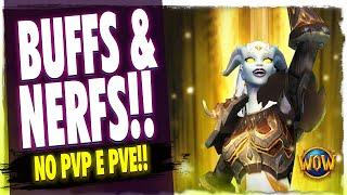 BUFFS E NERFS VINDO AÍ! | AJUSTES DE CLASSE | WOW TWW