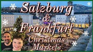 Salzburg Austria & Frankfurt Germany Christmas Markets 2024! German Christkindlmarkt Shopping Tour