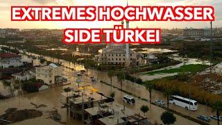 Extreme flooding in Side, Türkiye