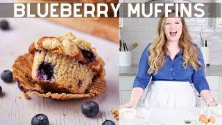 Easy Blueberry Muffins with Crumble Topping | Bonni Bakery