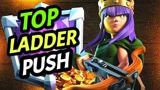 TOP LADDER PUSH -CLASH ROYALE