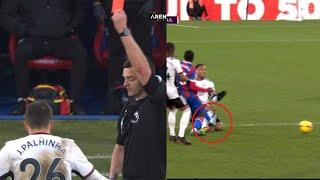 Tyrick Mitchell RED CARD vs Fulham For Foul on Kenny Tete vs Crystal Palace vs Fulham