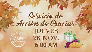 Servicio de Acción de Gracias - 28/NOV/2024