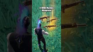 3 NEW Mythic Weapons in Fortnite!