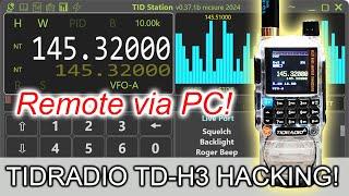 TIDRADIO TD-H3 Remote via PC  & Firmwareflash nicFW Programmer  #hamradio #afu #news