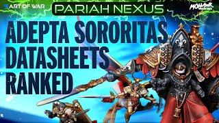 Ranking Every Adepta Sororitas Datasheet for Pariah Nexus!