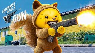 JUSTICE FOR PEANUT..  A SQUIRREL With a GUN!