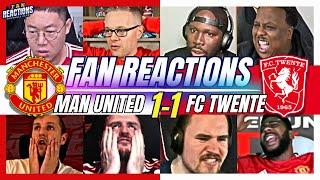 MAN UNITED FANS ANGRYREACTION TO MAN UNITED 1-1 FC TWENTE | EUROPA LEAGUE