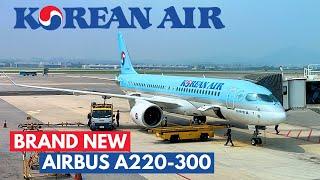 KOREAN AIR Brand New AIRBUS A220-300 (Economy) | Seoul Gimpo - Busan