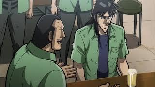 Kaiji: throws a drink