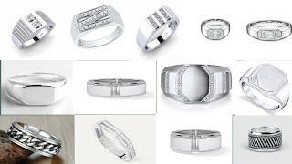 In this video we will see silver ring designs for men simple silver ring collection with price 2024