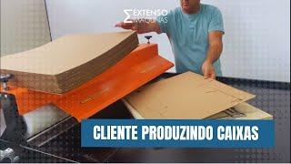 Corte na Prática com a Máquina de Corte e Vinco Industrial 1m | Extenso Máquinas