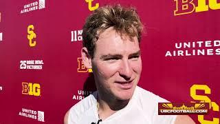 USC quarterback Miller Moss discusses Trojans' 2-0 start, plans for bye week