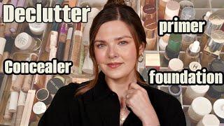 Makeup Collection Declutter 2024! Primer Foundation & Concealer