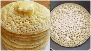 How to make Moroccan pancake (baghrir)-أسهل بغرير بدون اختمار -قطايف