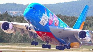 20 MINUTES AVIATION MOMENTS • at Zurich Airport, SPECIAL 767, Airbus A380, SWISS 777, 787.