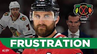 Nick Foligno, Taylor Hall, Luke Richardson frustrated after hawks loss | CHGO Blackhawks Podcast