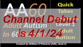 PROMO for Adult Autism in 60 Seconds