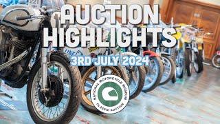 National Motorcycle Museum - Auction Highlights - July 2024